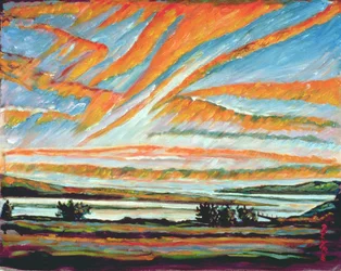 Sonnenaufgang, Les Eboulements, Quebec